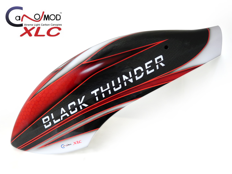 Canomod Carbon Canopy Goblin Black Thunder - Red Eyes design
